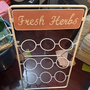 Fresh Herbs Metal Rack